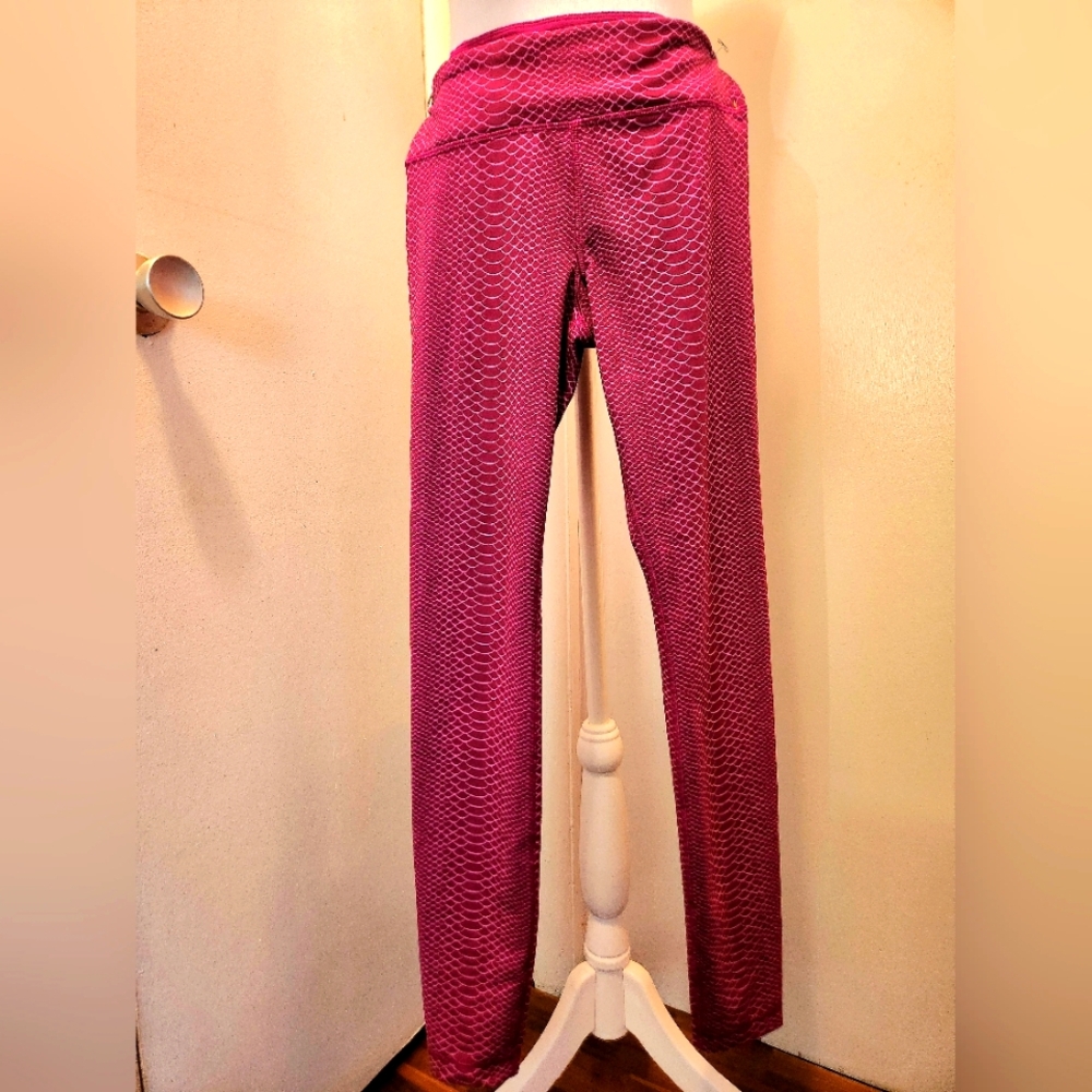 Under Armour Leggings Womens XXS-S Pink Heather Yoga Pants Stretch Activewear